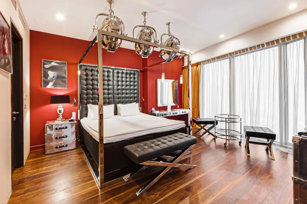 Угловые апартаменты на 63м этаже башни ОКО c мебелью Eichholtz