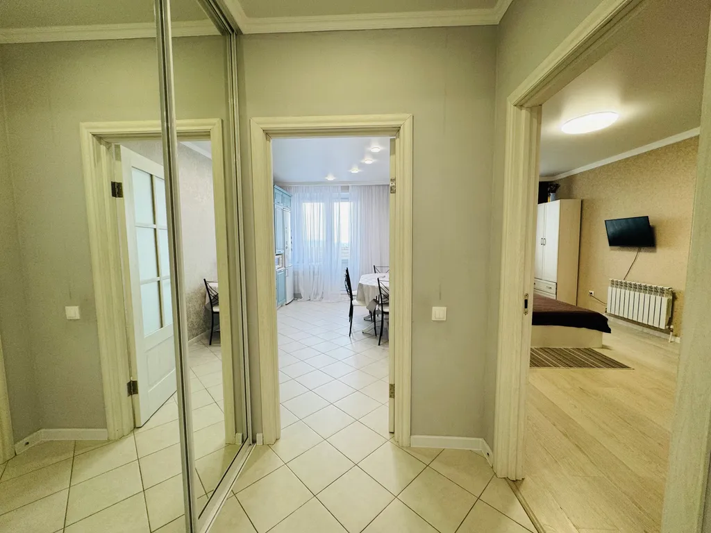 Простор с красивым видом на город