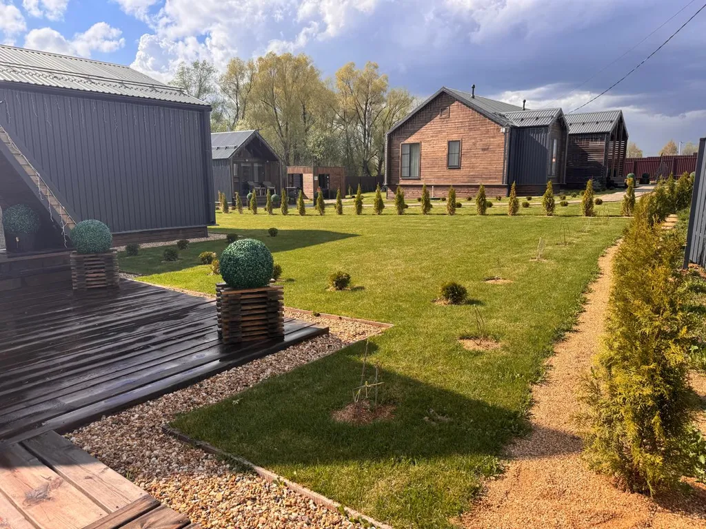 Частный дом с баней на дровах