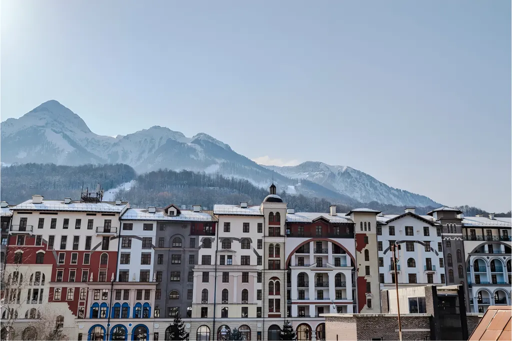 Коттедж Горки Вилладж с видом на горы Красной поляны