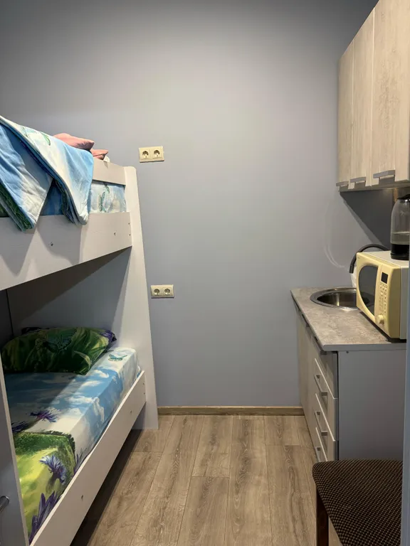 Квартира Номер без окна, общий туалет, без душа, имеется чайник, микроволновка, — аренда посуточно в Казань