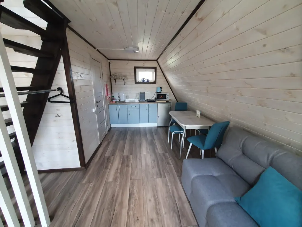 А-фрейм с купелью фурако