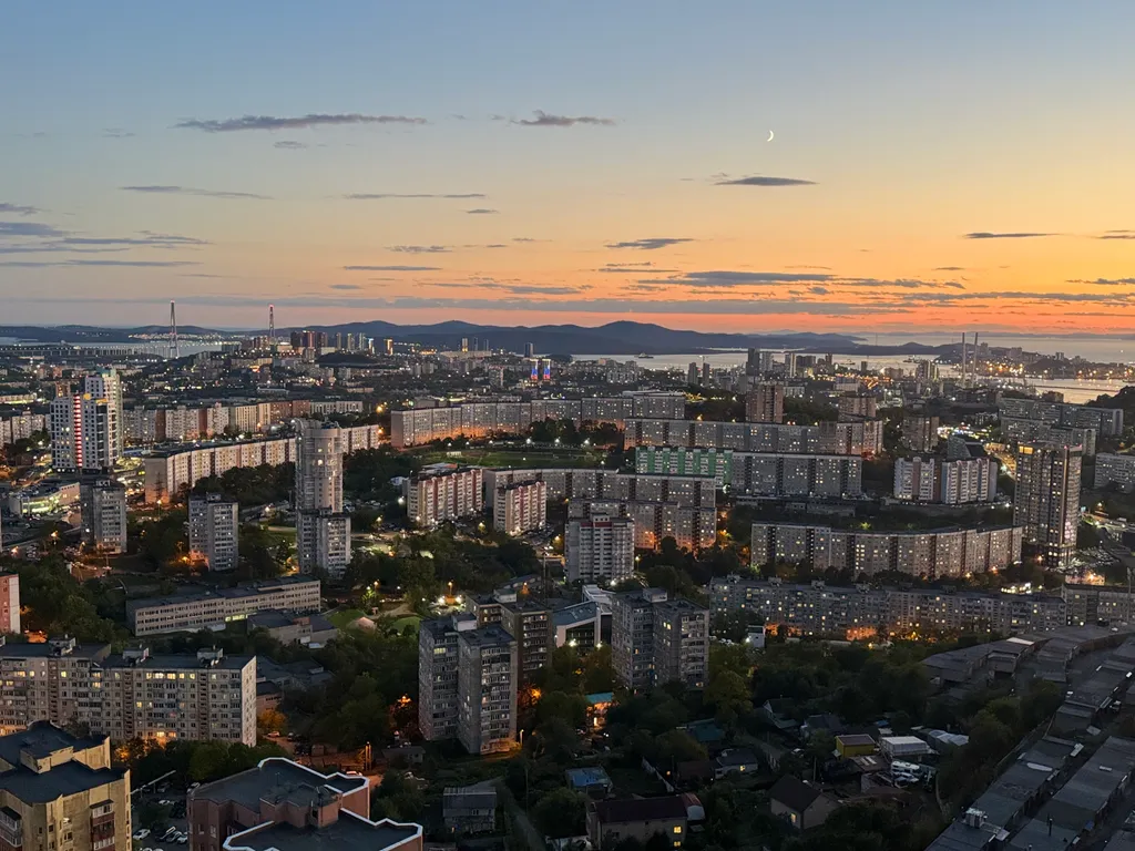 Квартира Квартира Комфорт и уют с потрясающей панорамой города. — Владивосток