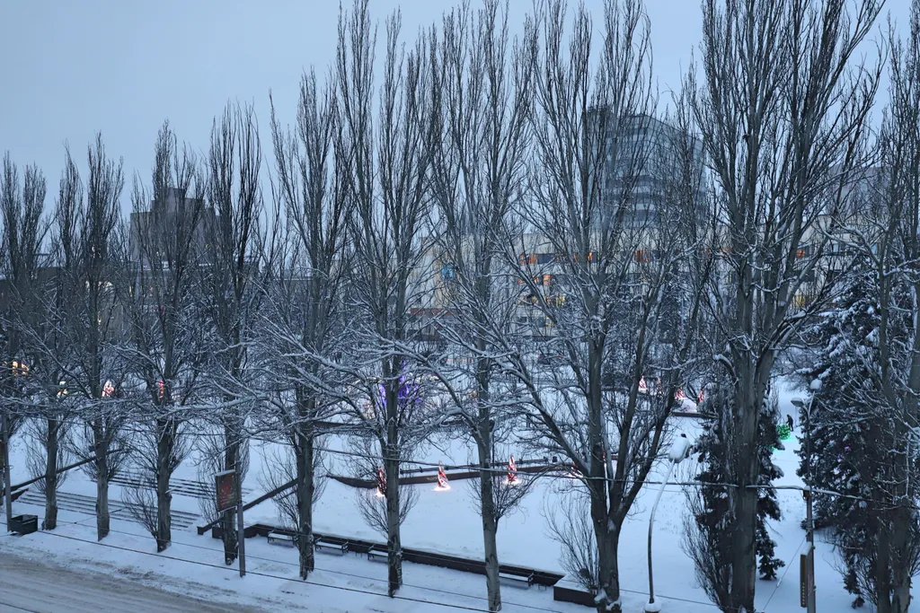 Панорамный вид на площадь Ленина и центр