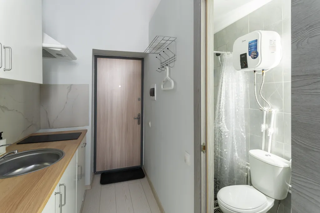 Квартира-студия с евроремонтом