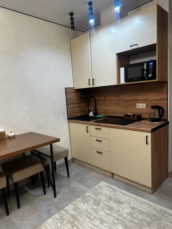 Апартаменты-студия с красивейшими видами из окна на горы