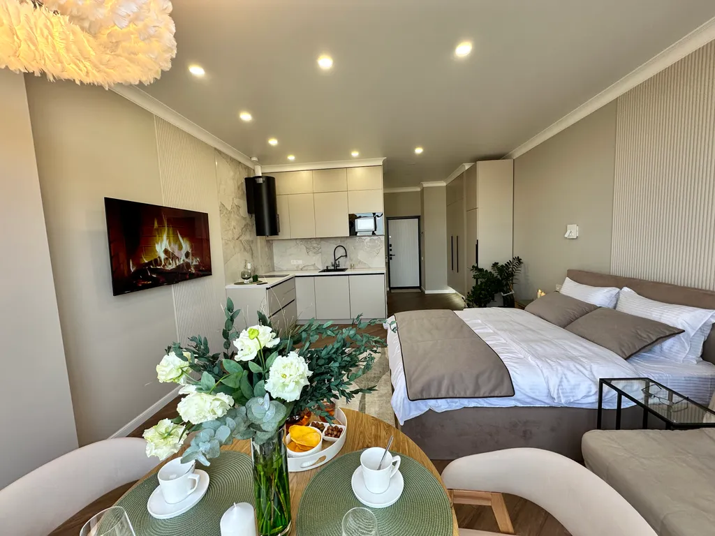 Квартира Квартира Новая уютная квартире с видом на город — Краснодар