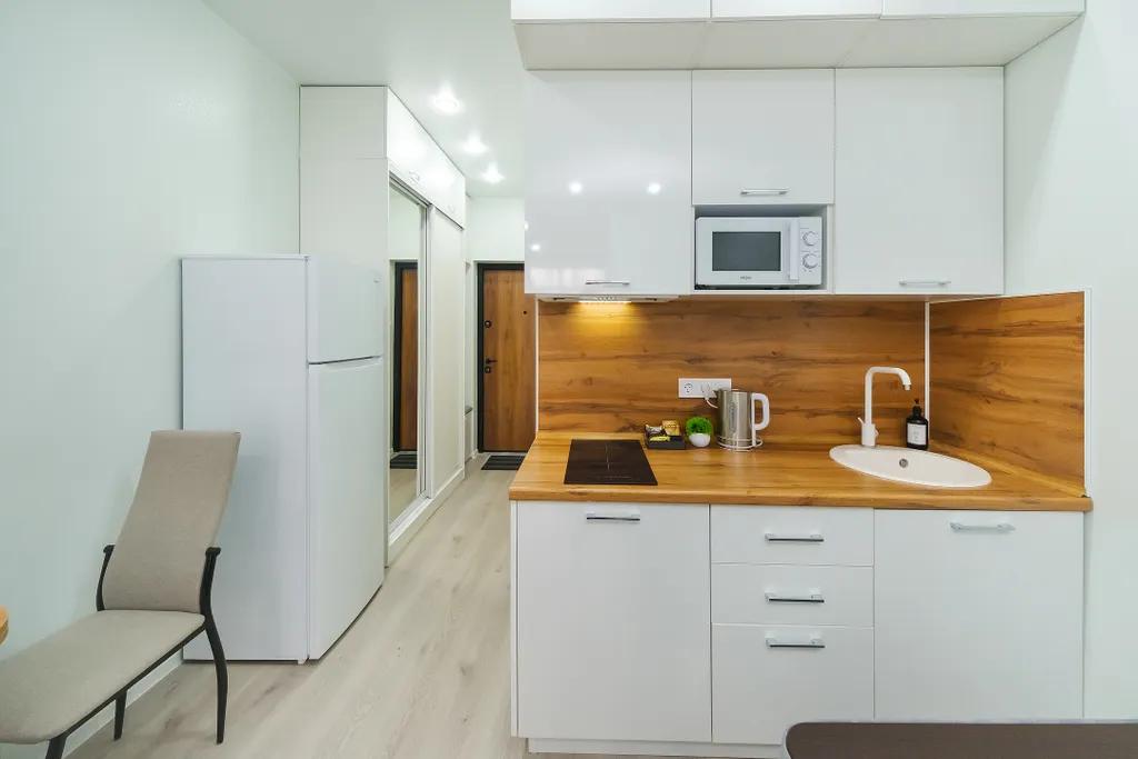 Уютная студия в жилом комплексе бизнес-класса, в Дагомысе