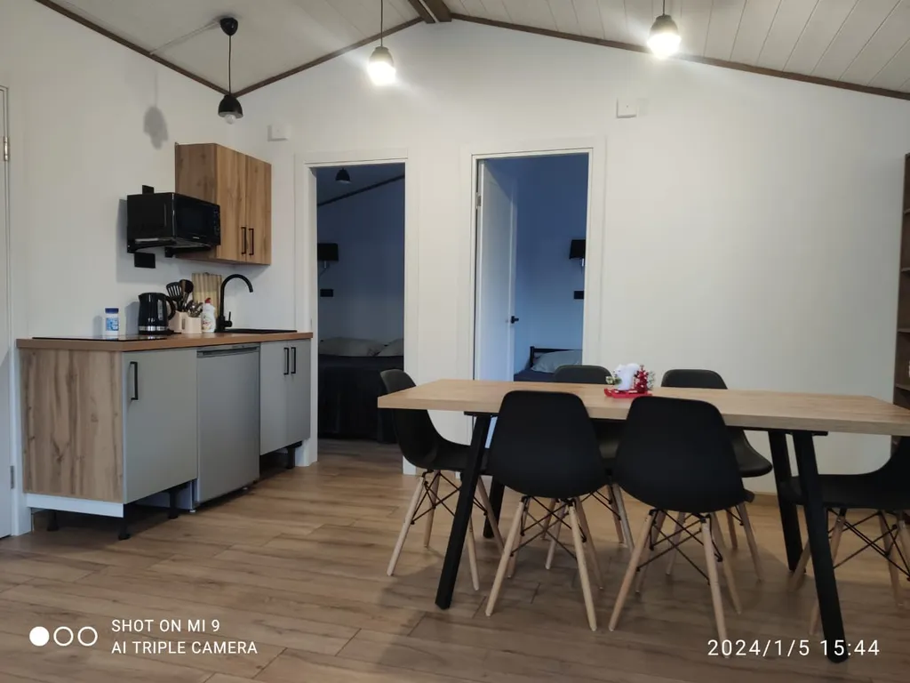 Новый стильный дом, большая лесная территория, недалеко от пруда с пляжем