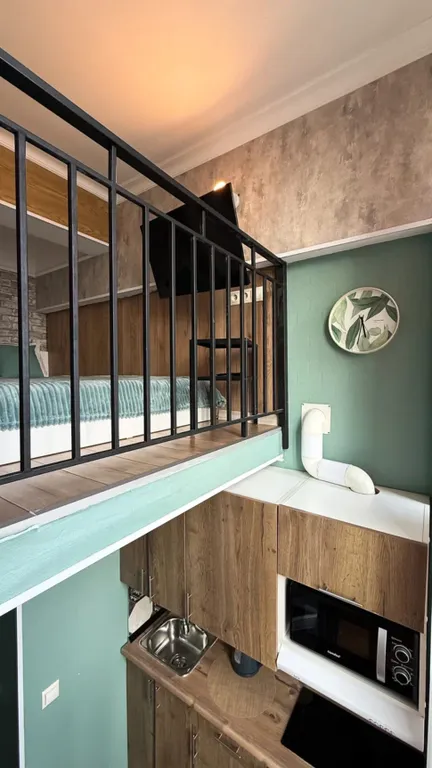 Квартира Квартира Двухуровневая студия у метро Автозаводская — Москва