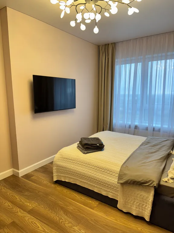 Уютная квартира на 24 этаже с прекрасным видом