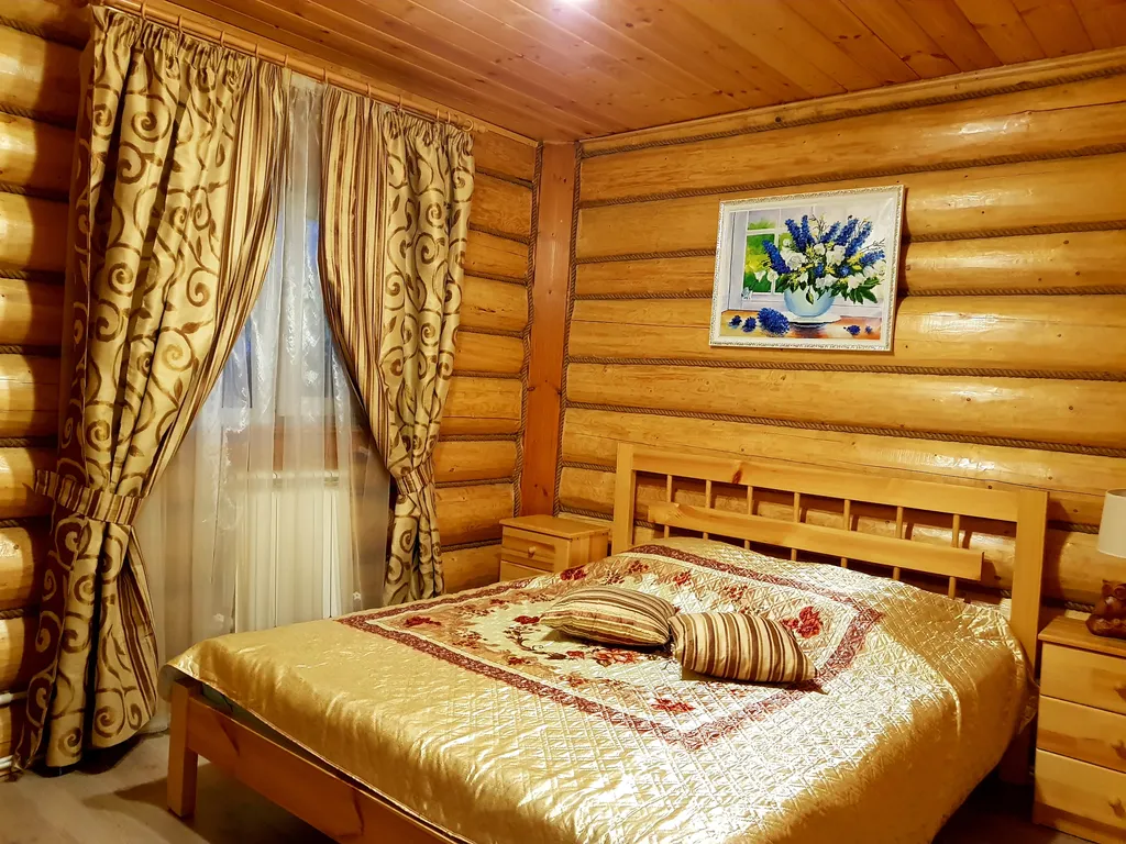 Коттедж с 1-й спальней, камин + сауна — аренда посуточно в Волковское