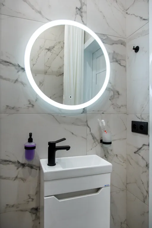 Апартаменты "Хрустальный лёд" с красивым видом на Ангару