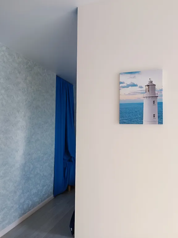 Уютная большая студия с балконом