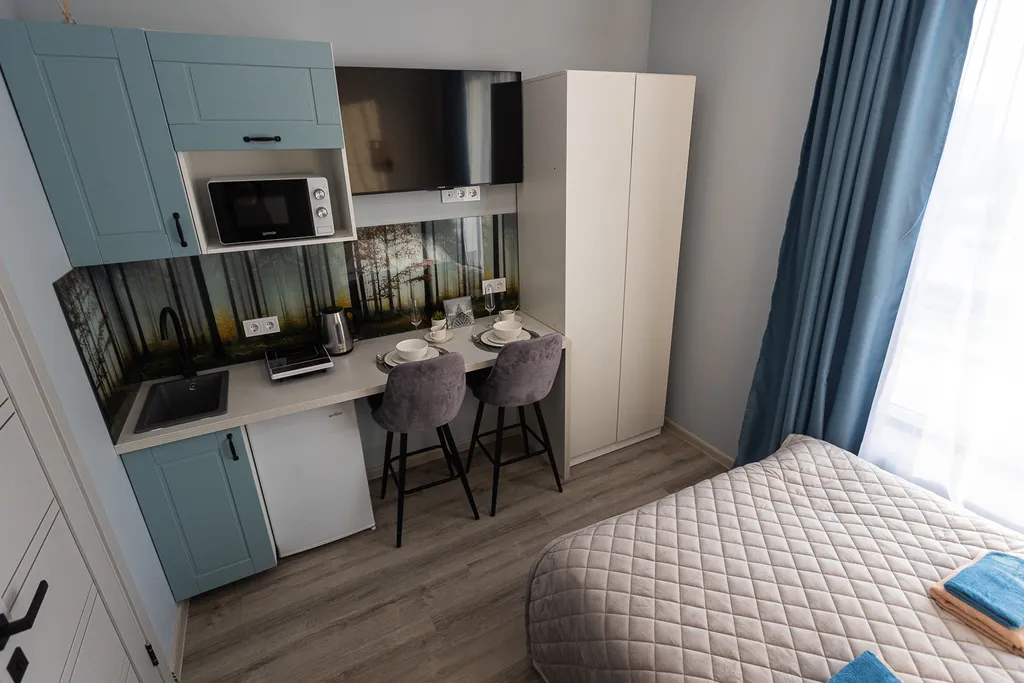 Уютная студия рядом с лесопарком