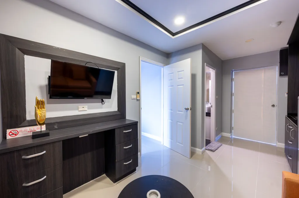 Квартира с одной спальней видом на город