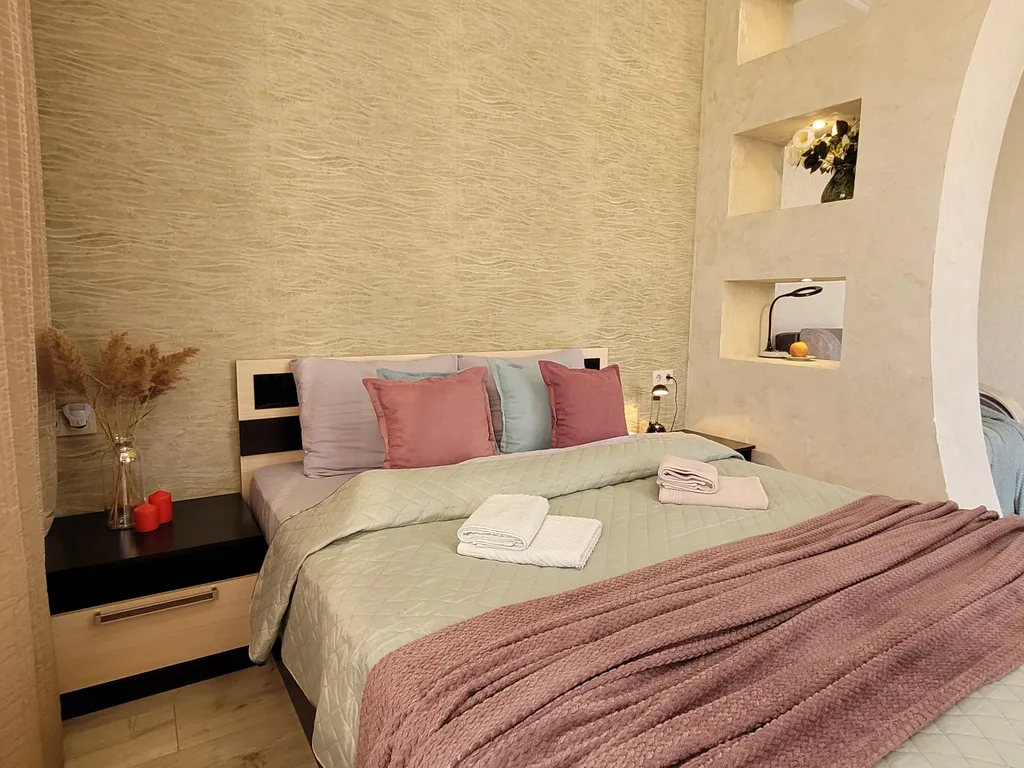 Квартира Квартира Просторная евродвушка около моря — Геленджик