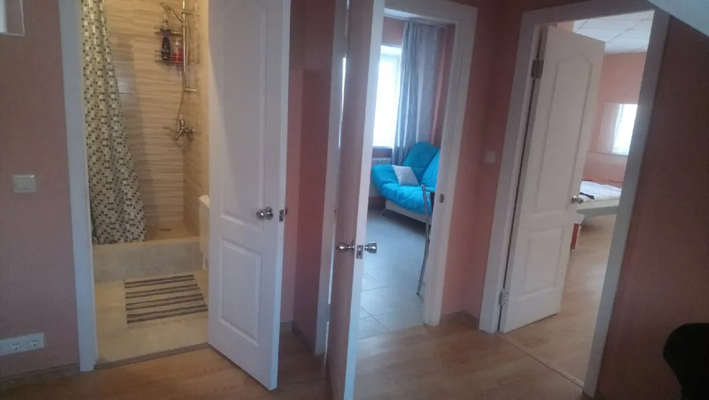 Апартаменты типа евродвушки у сафу+ набережная через дорогу