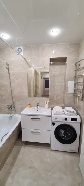 Просторная квартира с 2-мя кроватями и раздвижным диваном