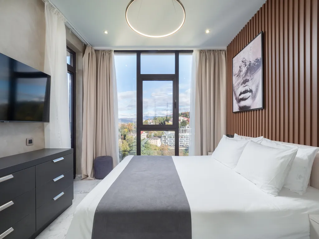 Квартира Апартаменты с красивым панорамным видом на город и море — аренда посуточно в Сочи