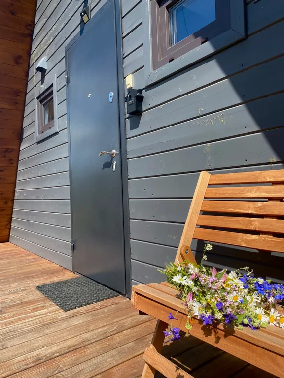 Афрейм с панорамным видом на горы