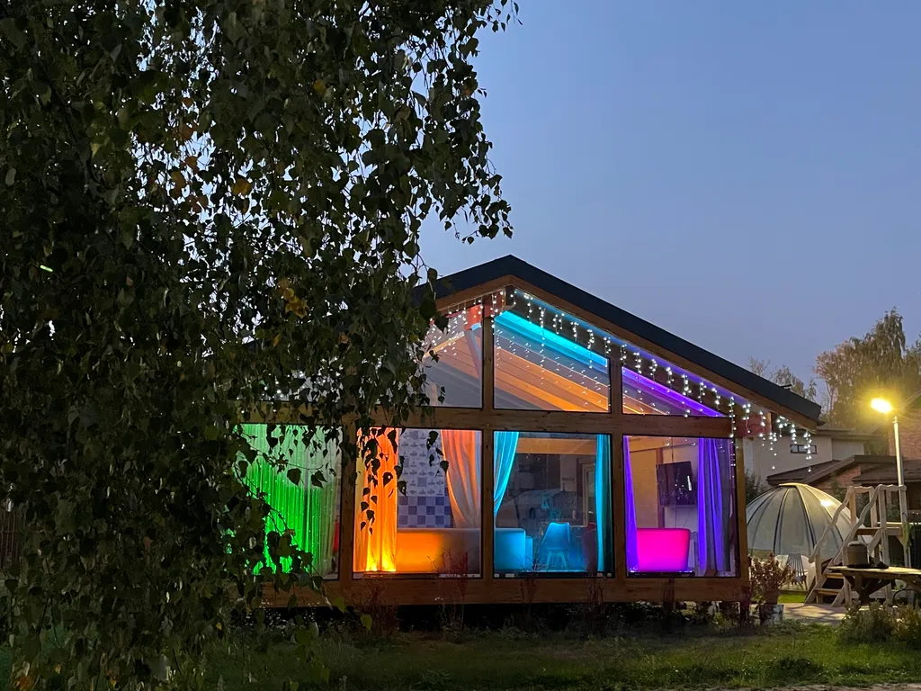 Коттедж Дом с баней в глемпинге Байкал — Павловский Посад