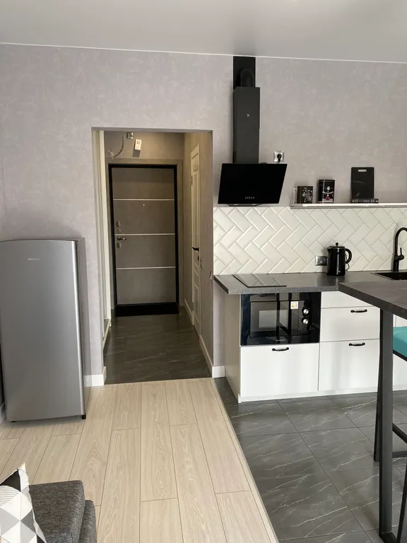 Студия с дизайнерским ремонтом рядом с морем в новом ЖК Летний