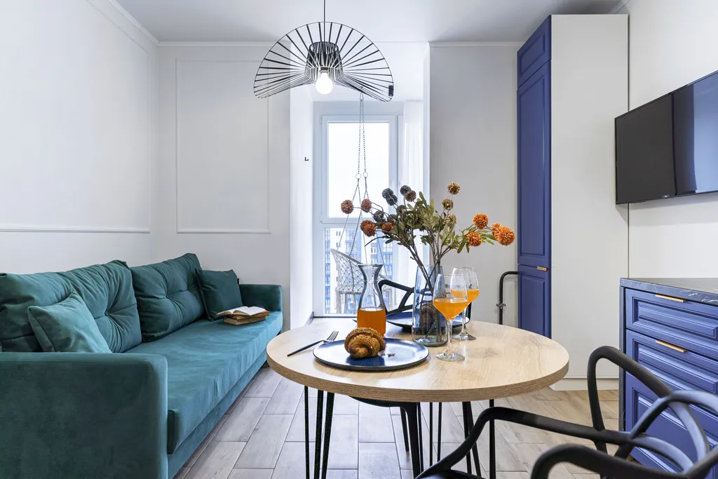 Квартира Дизайнерская квартира с отдельной спальней и качелью — Калининград