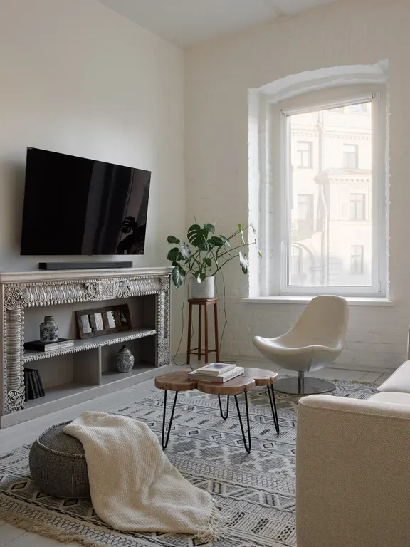 Квартира Белая квартира у парка — Санкт-Петербург