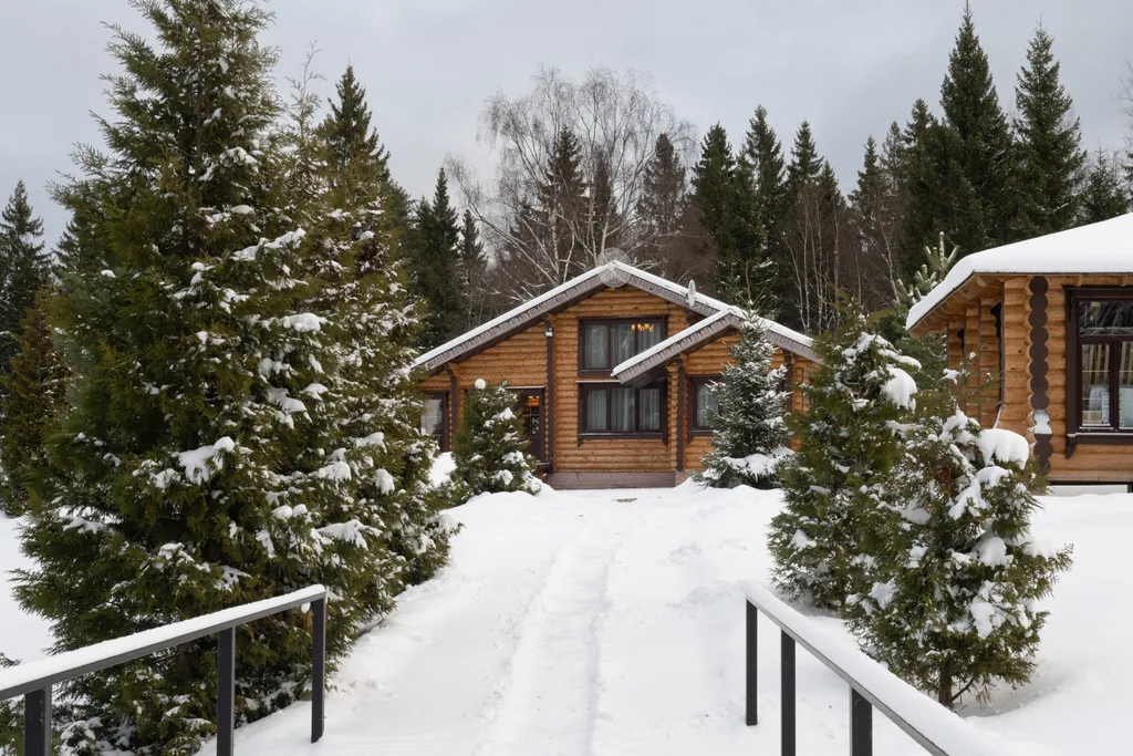 Бревенчатый коттедж Вип 1, 3 спальни на берегу озера Селигер