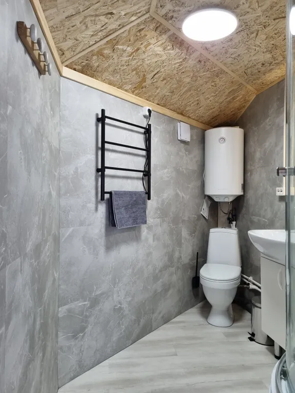 Комфортабельная юрта с панорамным окном, холодильником и микроволновко