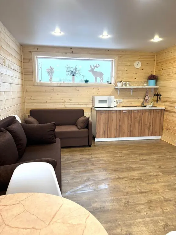 Загородный дом с чаном и баней