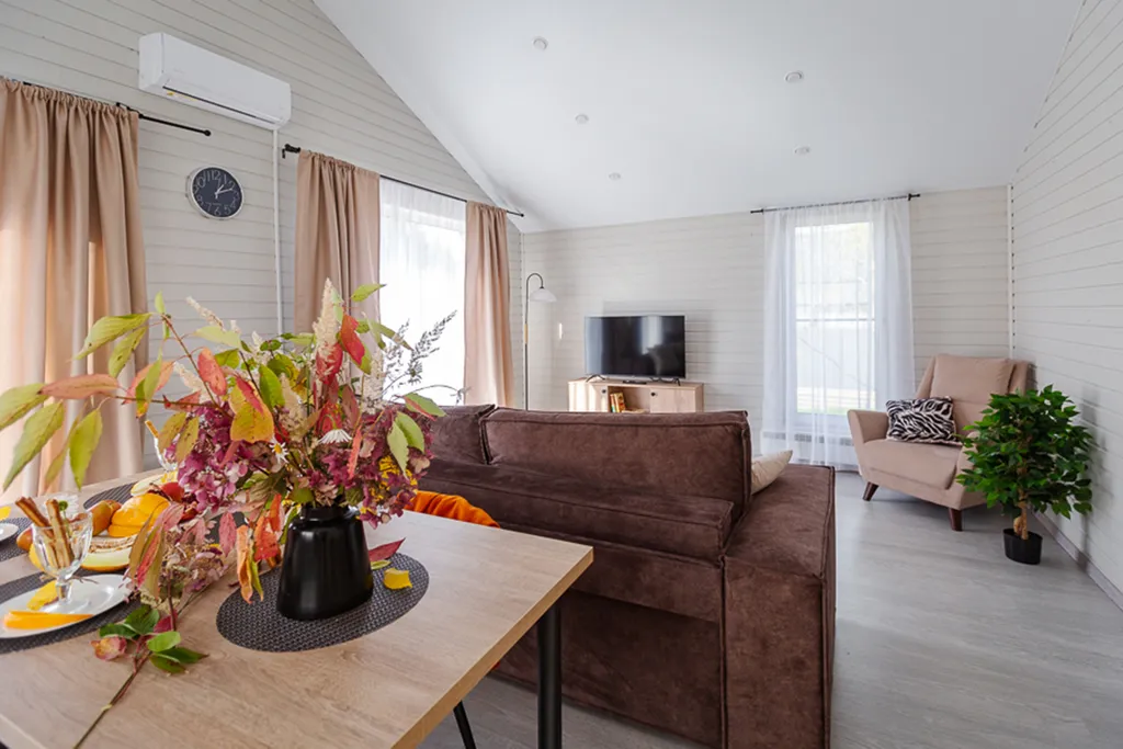 Озёрный дом с видом на живописный пруд