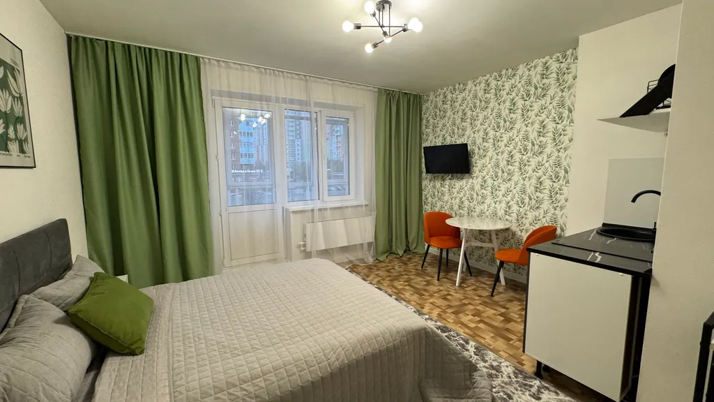 Квартира Квартира Стильная студия в микрорайоне Покровский — Красноярск