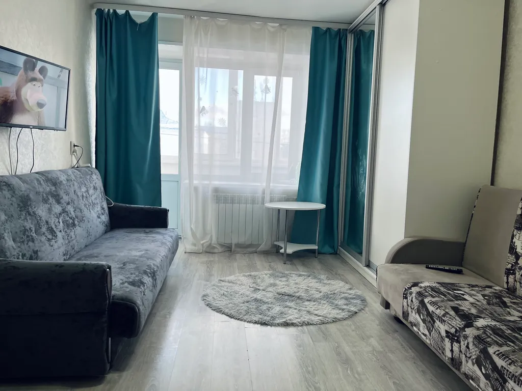 Просторная однокомнатная квартира в центре города