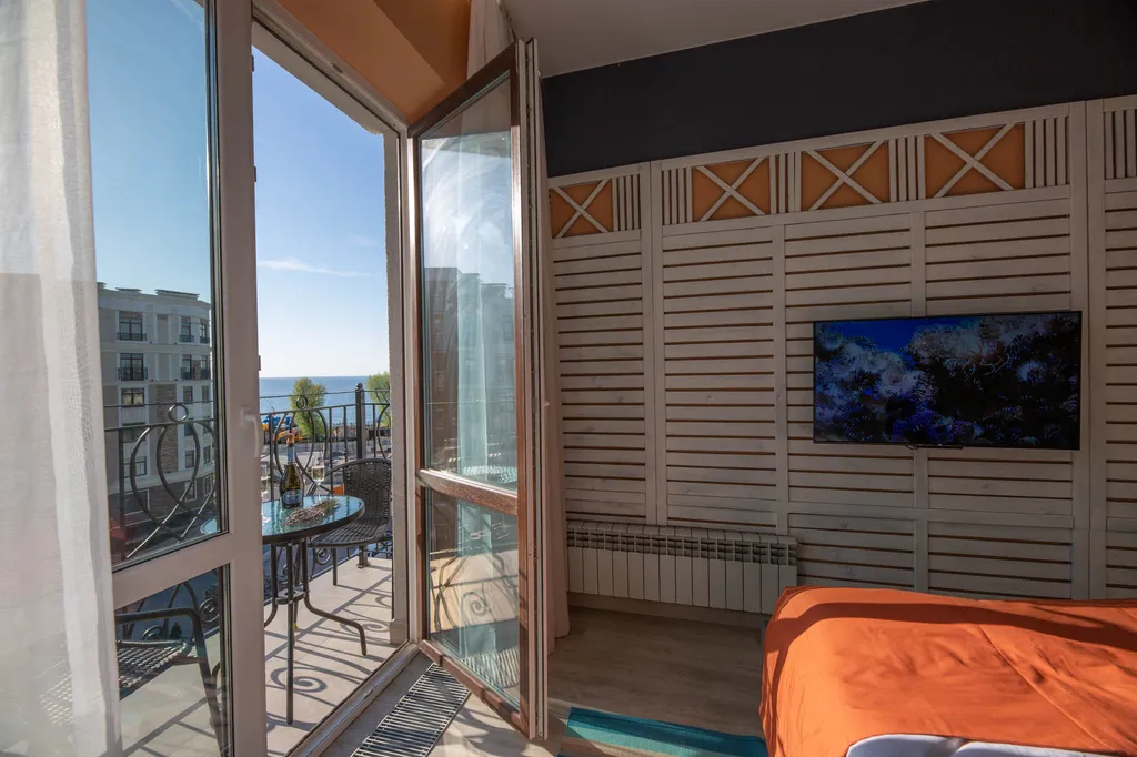 Квартира Апартаменты 1-комнатные с видом на море, 3 кровати — Зеленоградск