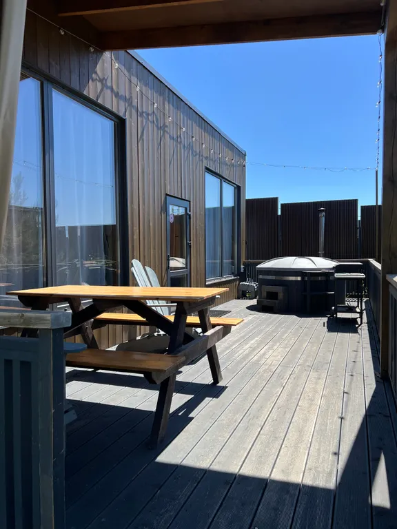 Коттедж 40m2 — чан, кухня, проектор