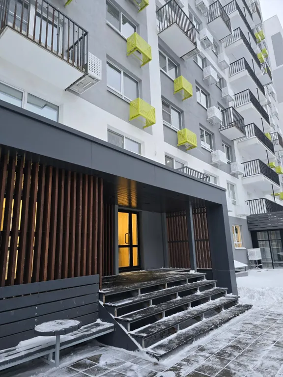 Уютная студия с видом на город