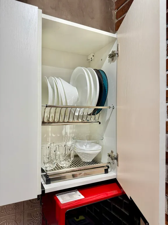 Студия с панорамным видом на Москву