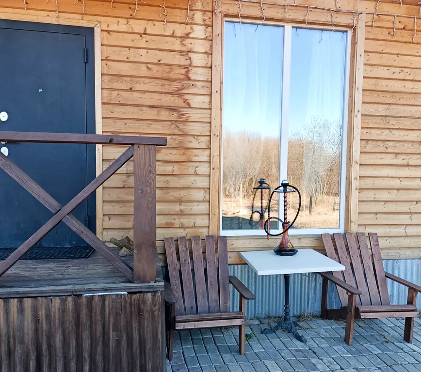 Остров Аннушки - уютные домики у реки