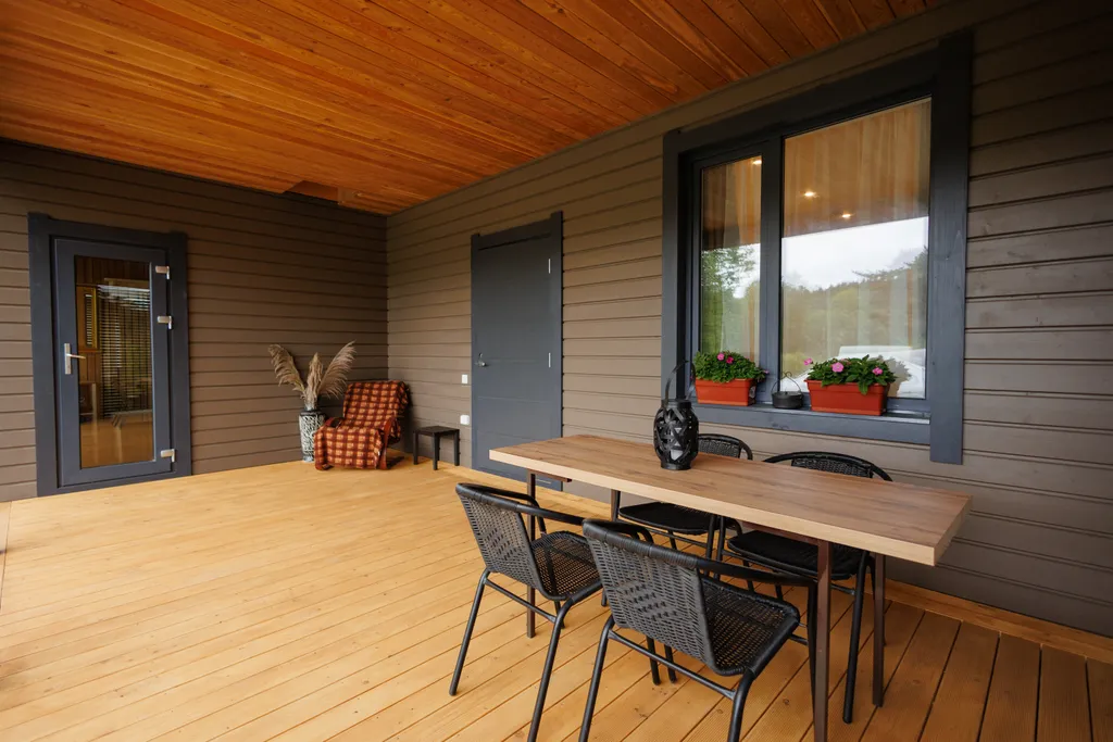 Дом на острове с финской сауной