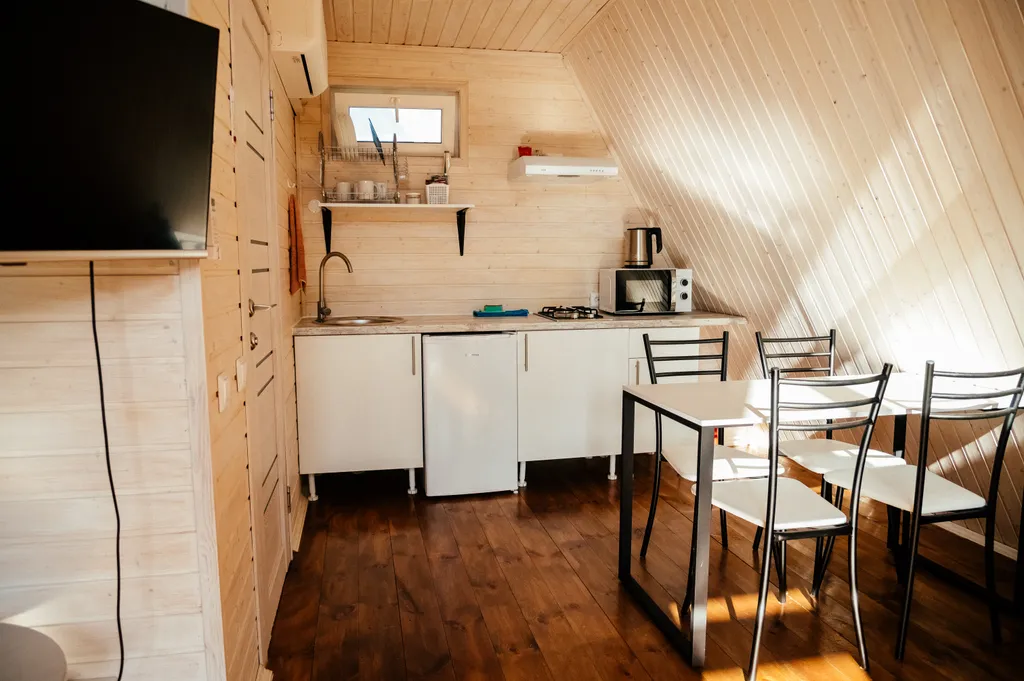 Шале с верандой на горнолыжном склоне