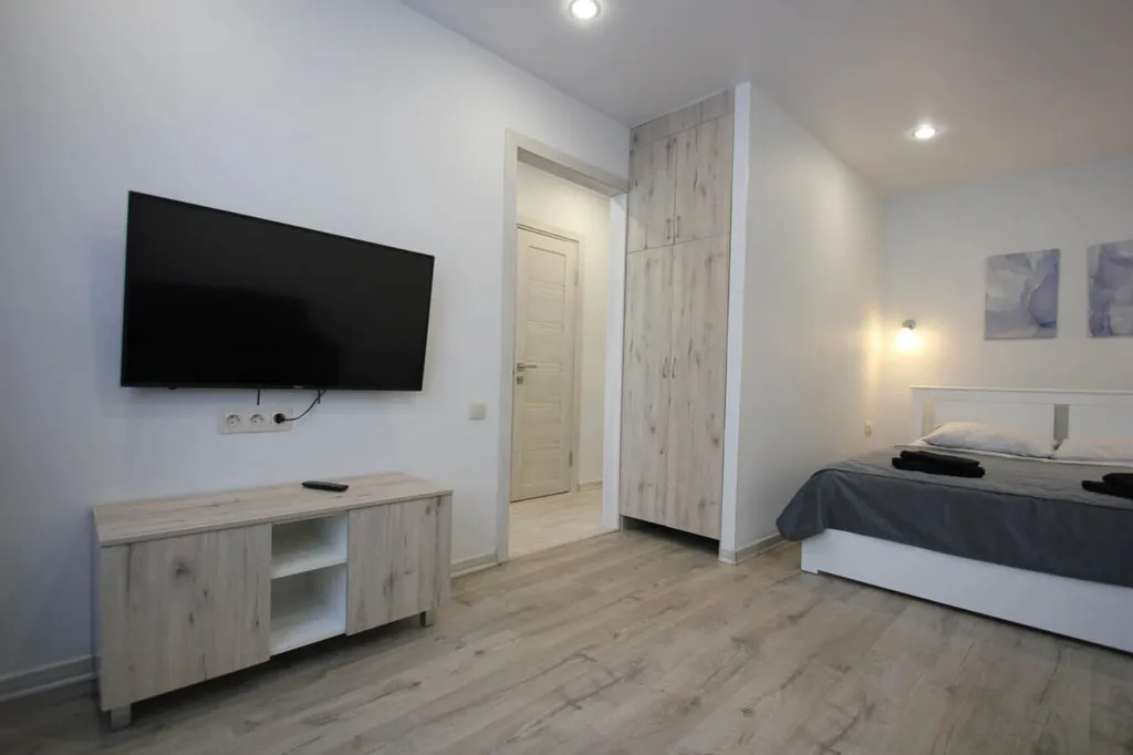 Стильная однокомнатная квартира с современным ремонтом