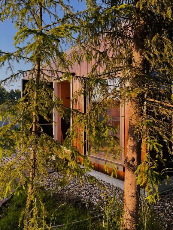 Можжевеловой эко-дом и баня в Подмосковье