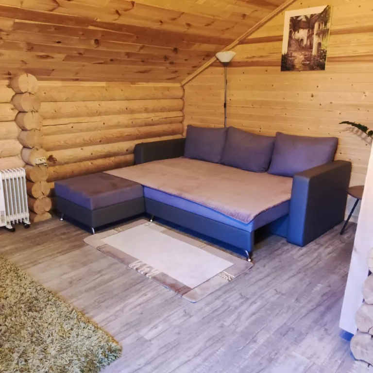 Экологический дом - сруб на побережье Балтийского моря