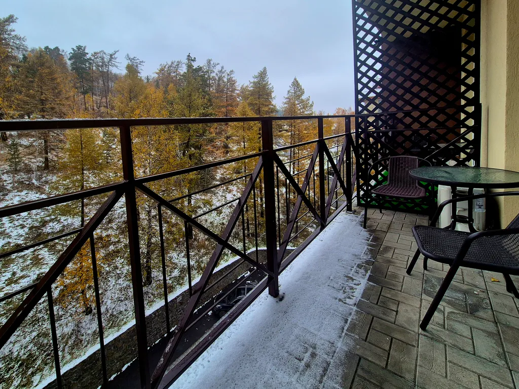 Студия в стиле шале с видом на лес, комфорт достойного вас уровня