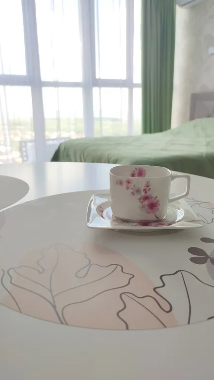 Уютная студия с шикарным видом на город