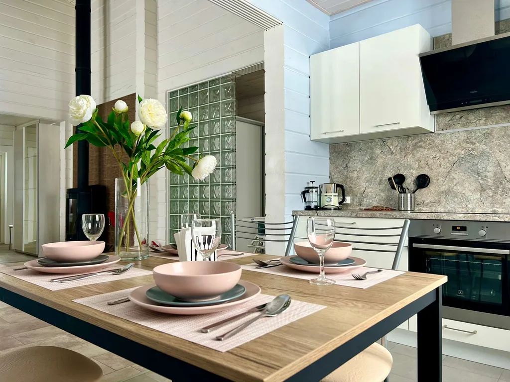 Большой дом с сауной и камином Озеро Лунное