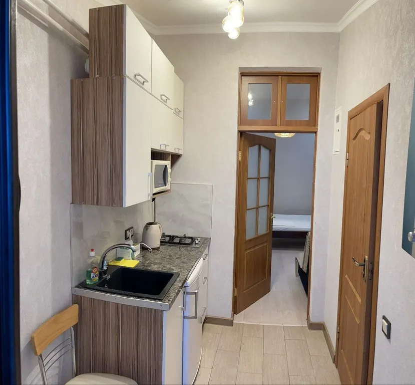 Квартира Уютная однокомнатная квартира у моря с песчаным пляжем — Евпатория