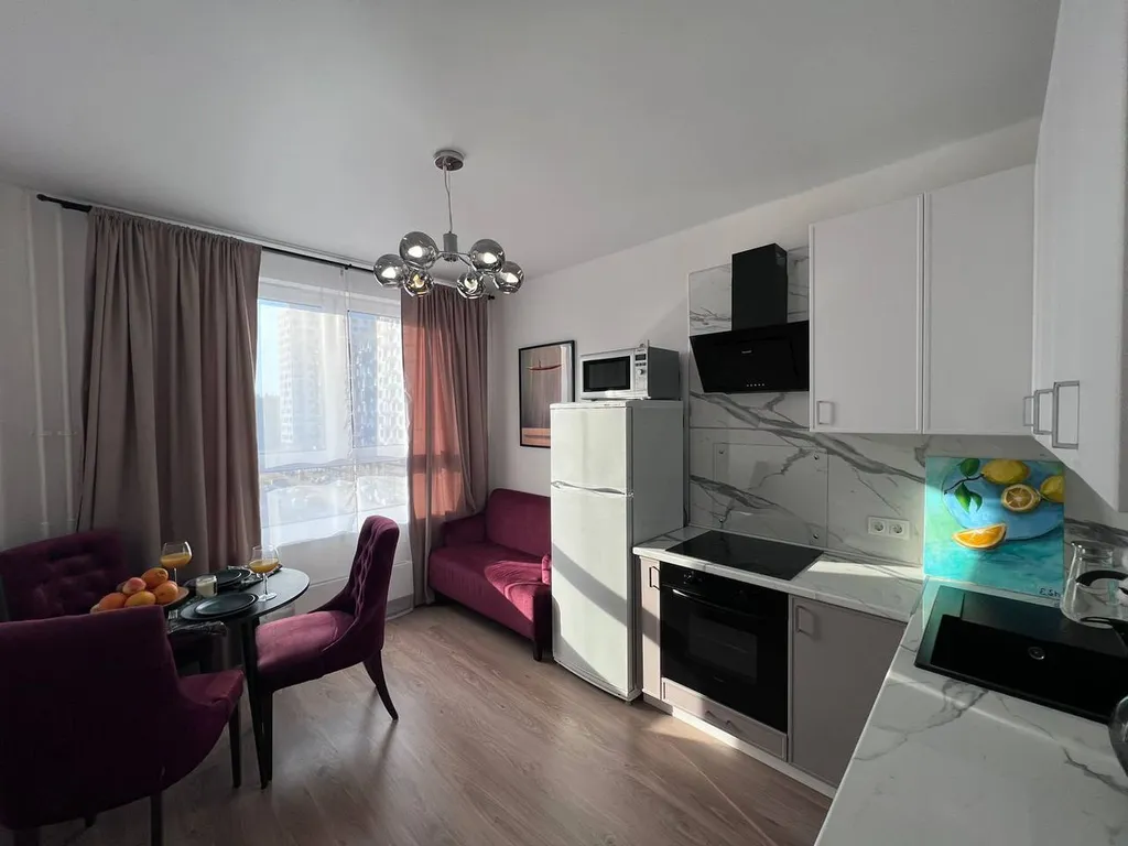 Светлая квартира в ЖК Мытищи парк